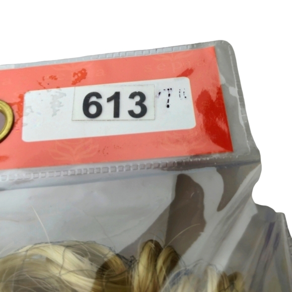 *H25903 Sepia Curly Blonde Ponytail - Picture 6 of 11